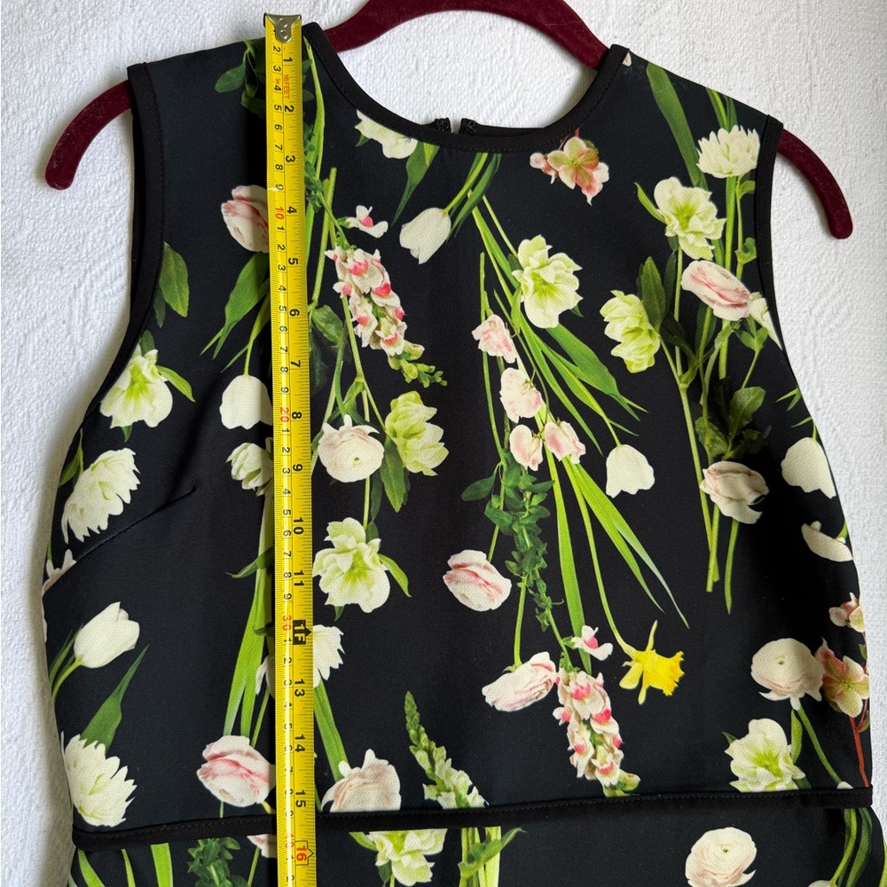 Victoria Beckman for Target Floral Sleeveless Piece Size M Black Green NWOT - Picture 8 of 12